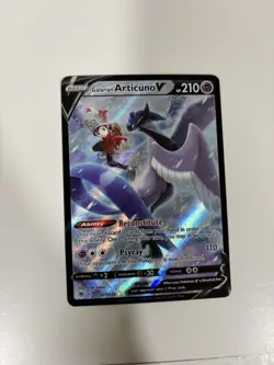 Galarian Articuno V TG16/TG30 Ultra Rare Pokemon TCG SWSH10: Astral Radiance NM - Image 2