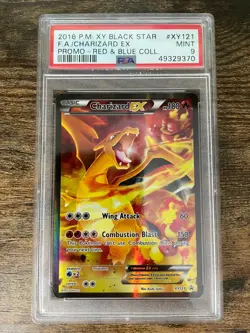 Pokemon Charizard EX XY121 XY Holo PSA 9 - Image 1