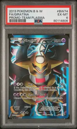 Pokemon Giratina BW74 PSA 6 Promo 2013 Graded TCG - Image 1
