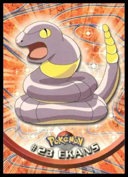 Topps Pokemon Ekans #23 1999 TV Animation Edition Non Holo Green Logo NM - Image 1