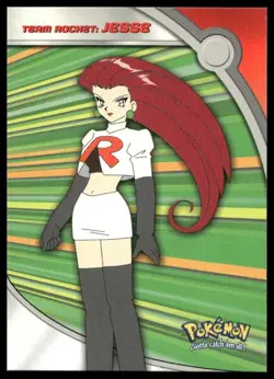Topps Pokemon Jesse HV2 TV Animation Edition Heroes and Villains Blue Logo NM - Image 1