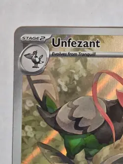 Unfezant 150/086 Pokemon Black Bolt Illustration Rare NM - Image 2