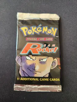 Pokemon Team Rocket Booster Pack Set (3) Sealed WOTC 2000 Unweighed Art Set - Image 5