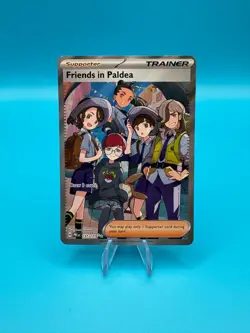 Pokemon TCG Prismatic Evolutions: Friends in Paldea Ultra Rare 137/131 - Image 1