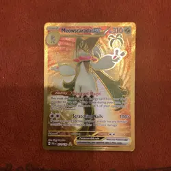 Meowscarada ex - 271/193 - Gold Secret Rare SV Paldea Evolved Pokemon NM - Image 1