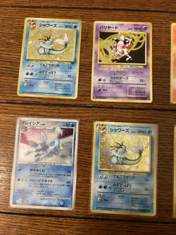 Pokemon TCG Vintage Japanese Lot Eeveelutions & Legendary Birds Poche - Image 4