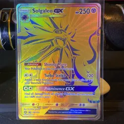 Pokemon Solgaleo GX SM104a Hidden Fates Ultra Premium Coll. Black Star Promo NM - Image 1