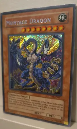 Montage Dragon CT05-ENS01 Secret Rare Yu-Gi-Oh! Holographic - Image 3