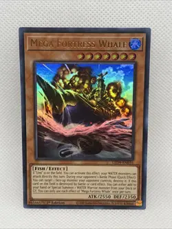 Yu Gi Oh Mega Fortress Whale (LED9-EN016) Ultra Rare 1st Edition - Image 1