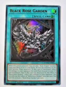 Yugioh! Black Rose Garden Dood-En055 Ultra Rare 1st Ed Near Mint!! - Image 1