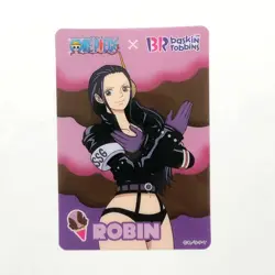 S2936 Nico Robin Japanese One Piece x Baskin Robbins Collection Card YN4 - Image 1