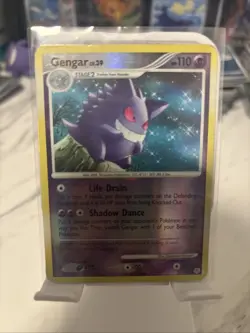 Pokemon Gengar Reverse Holo Card 27/130 Diamond and Pearl MP - Image 1