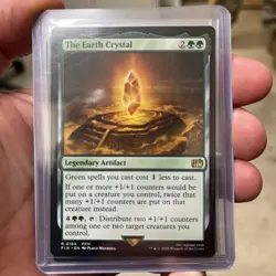 The Earth Crystal R 0184 Final Fantasy MTG Magic The Gathering FIN EN - Image 1