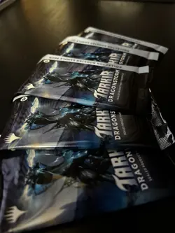 MTG Tarkir: Dragonstorm Collector Booster Sample Pack - Lot of 5 - Image 3