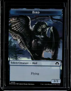 Servo 33 / Bird 9 - Token - Foil - MH3 - MTG Magic The Gathering - Image 2