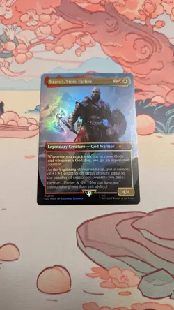 1x Kratos, Stoic Father, Foil, Secret Lair, Magic MTG NM - Image 1