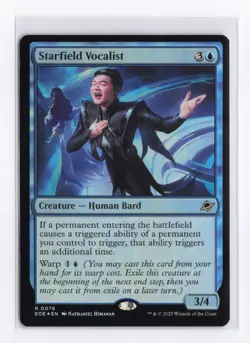 Starfield Vocalist (Foil) 0078 (R) MTG Edge of Eternities (EOE) - Image 1