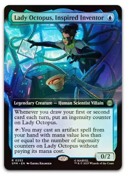 Lady Octopus, Inspired Inventor (Extended Art) #252 (Foil) NM Spider-Man - Image 1