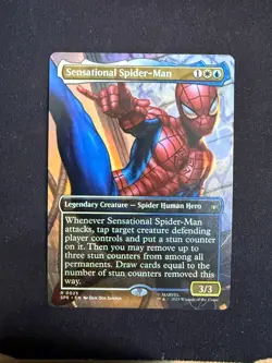 Sensational Spider-Man (BORDERLESS) - Magic (MTG) - Image 1