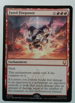 Fated Firepower *Mythic Rare* Magic MtG x1 Avatar: The Last Airbender - Image 1