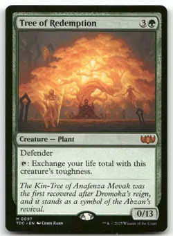 Tree of Redemption #97 MTG Tarkir Dragonstorm TDC NM X1 - Image 1