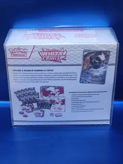 POKEMON TCG: Scarlet & Violet White Flare ETB Factory Sealed in Protective Case - Image 2