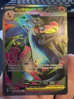 PACK FRESH Pokemon TCG Mega Charizard X EX - Phantasmal Flames 109/094 NEAR MINT - Image 1
