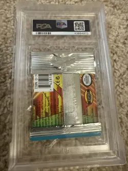 Pokemon TCG 2000 GYM HEROES SEALED Long FOIL BOOSTER PACK PSA 10. Super Low Pop - Image 2