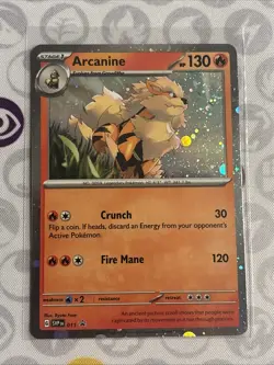 Arcanine - SVP011 - Pokemon Scarlet & Violet Promo Ultra Rare Holo Card NM - Image 1