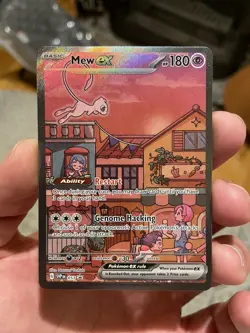 Mew ex SVP 053 Pokemon TCG Scarlet Violet 151 Black Star Promo Full Art Card - Image 1