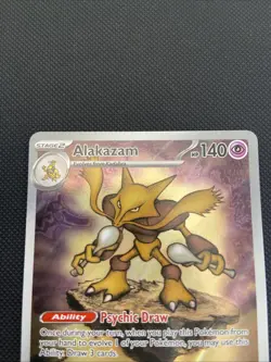 Pokemon Alakazam Promo 009 - Mega Evolution Promo - NM - Image 2