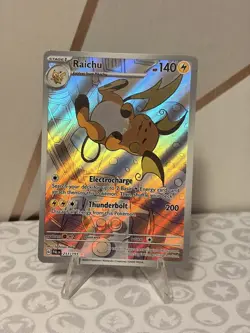 Pokemon TCG 211/193 Raichu Scarlet & Violet Paldea Evolved NM - Image 1