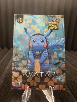 Avatar (Pikachu) #E9 - Gold Holo Box Hit Electric Pikachu Cosplay - Pokemon - Image 1