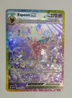 Espeon ex 155/131 SIR Prismatic Evolutions PRE Pokemon TCG - 80% TCG - Image 2