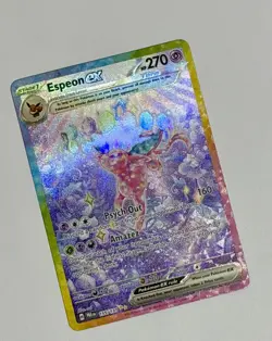 Espeon ex 155/131 SIR Prismatic Evolutions PRE Pokemon TCG - 80% TCG - Image 3