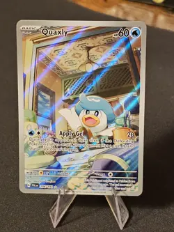 Quaxly 206 / 193 Pokemon Paldea Evolved 2023 Mint - 9.0 + Illustration Rare Holo - Image 1