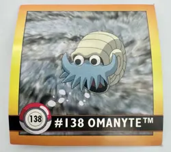 Pokemon 1999 Artbox Series 1 Stickers Omanyte #138 - Image 1