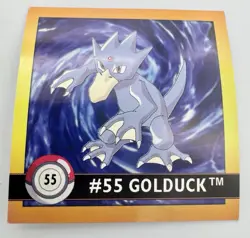 Pokemon 1999 Artbox Series 1 Stickers Golduck #55 - Image 1