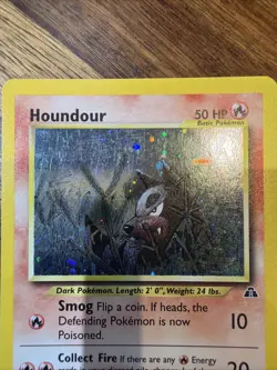 Pokemon TCG Houndour Neo Discovery Holo Rare Card 5/75 - Image 2