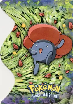 1998 Topps Pokemon EV6 of 12 #45 Vileplume Die-cut/Embossed LP Condition - Image 1