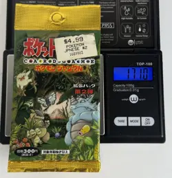 POKEMON VINTAGE WOTC JAPANESE JUNGLE BOOSTER PACK 300 YEN - Image 5