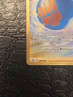 Pokemon Rapid Strike Energy (Secret) 182/163 Swsh05: Battle Styles Holo TCG Gold - Image 4