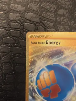 Pokemon Rapid Strike Energy (Secret) 182/163 Swsh05: Battle Styles Holo TCG Gold - Image 5