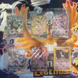 Huge Lot Of FIRE Pokemon Cards EEVEE Charizard Collection Holo V Foil Rare #66 - Image 2