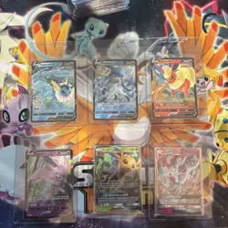 Huge Lot Of FIRE Pokemon Cards EEVEE Charizard Collection Holo V Foil Rare #66 - Image 4