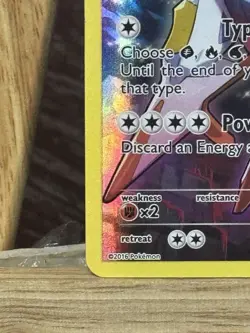 Arceus XY116 - Black Star Promo Full Art Pokemon TCG XY Lightly Played LP+ / NM- - Image 5