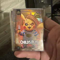 Child's Play (Pikachu) #E5 - Gold Holo Box Hit Electric Pikachu Cosplay Pokemon - Image 1