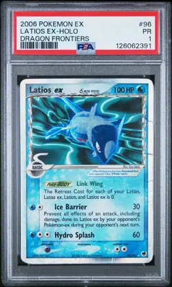 PSA 1 Latios EX Dragon Frontiers 96/101 Holo Foil Rare 2006 Pokemon PR - Image 1
