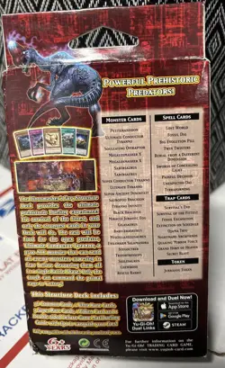 YUGIOH UNLIMITED DINOSMASHER'S FURY STRUCTURE DECK FACTORY SEALED - Image 4