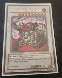 Yu-Gi-Oh! XX-Saber Gottoms CT06-ENS04 Secret Rare LIMITED EDITION!!! - Image 1